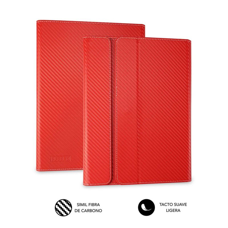 ✅ Capa Tablet universal Rotate 360 Executive Case 9,6″-11″ vermelha