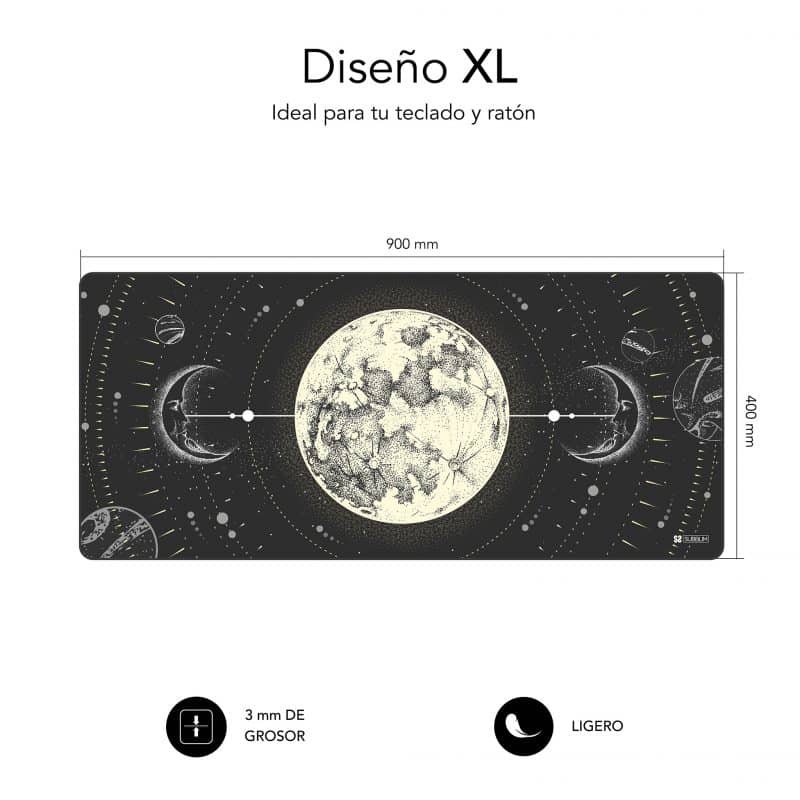 ✅ Tapete Rato Moon XL Mouse Pad 90 X 40