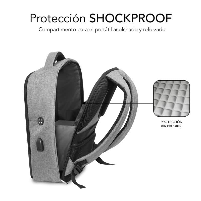 ✅ Mochila Antirrobo Secure V2 Air Padding para PC 16"
