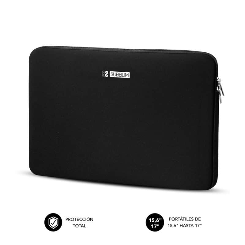 ✅ Bolsa Computador Business Laptop Sleeve Neoprene 15.6"-17" Preto