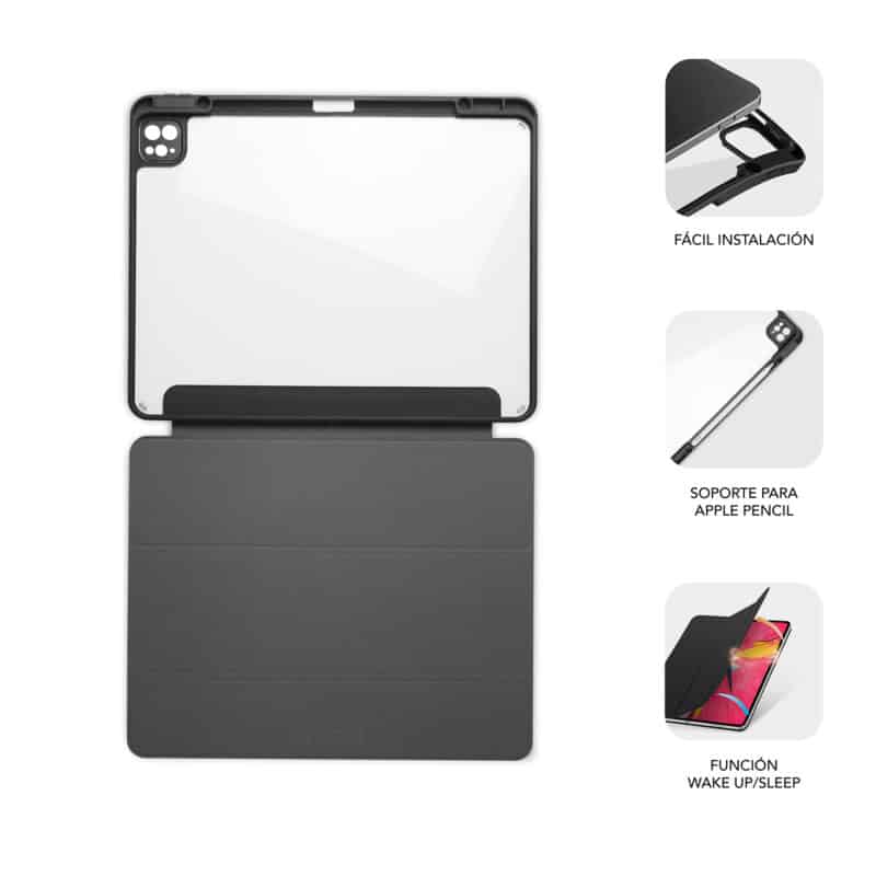 ✅ Capa iPad Clear Shock Case Ipad Pro 12,9" 2022/2021/2020
