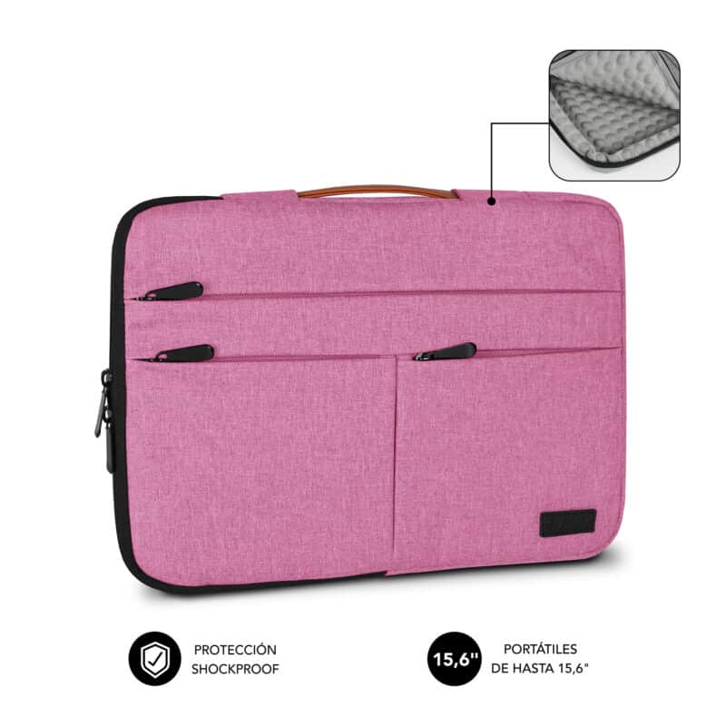 bolsa rosa para laptop 15.6 estilo elegante e moderno com alta proteção para o computador ou macbook