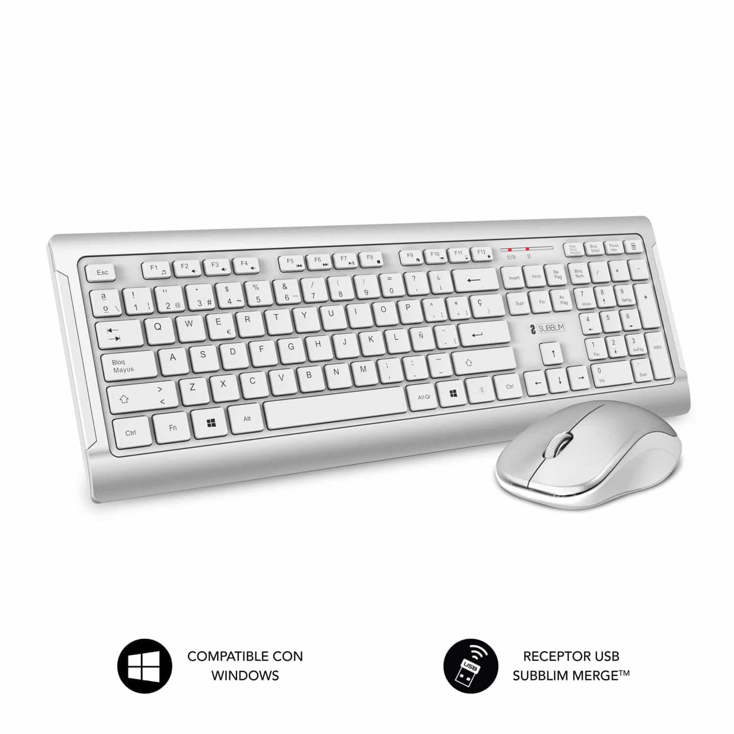 bundle teclado e rato Premium silencioso wireless